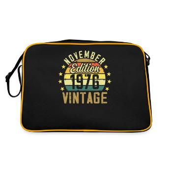 Les légendes sont nés en novembre 1976 - 1976 - Sac Retro - noir/or - Dos