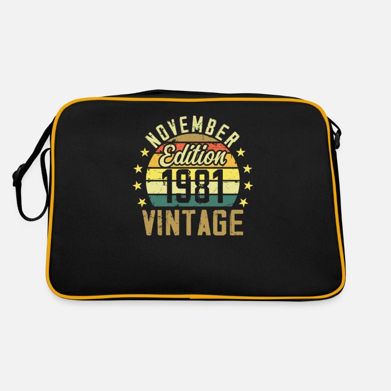 Die Legenden wurden im November 1981 - 1981 geboren Retro Tasche
