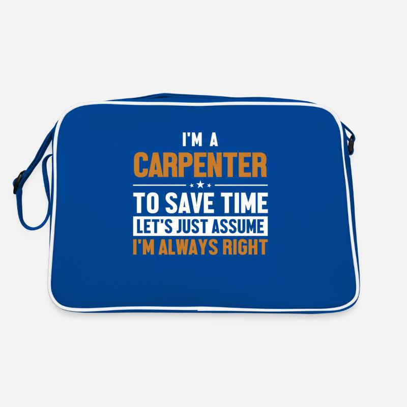 Carpenter Let's Assume I'm Right Schreiner Retro Bag