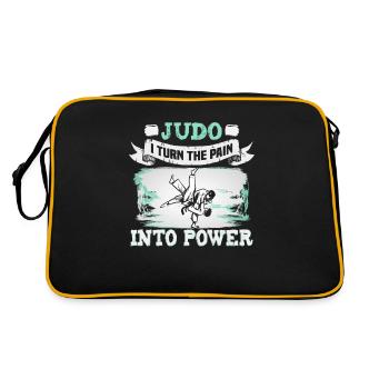 Judo Martial Arts Judo Trainer Judoka - Retro Bag - black/gold - Back
