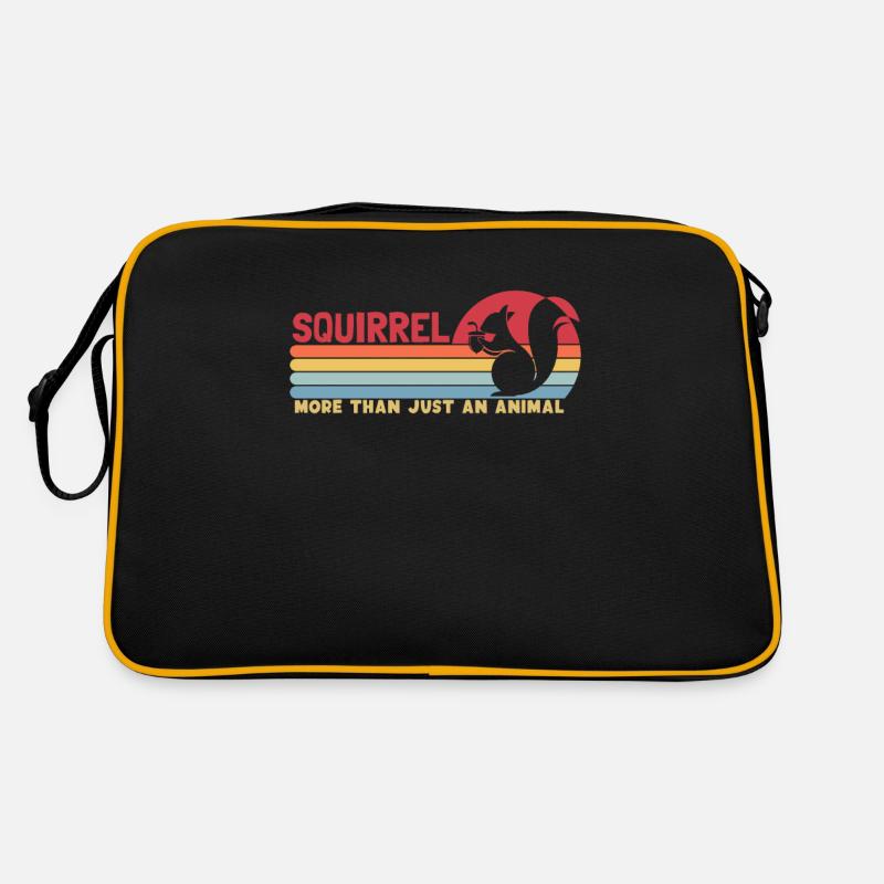 Squirrel more than an Animal Squirrel Eichhörnchen Retro Tasche