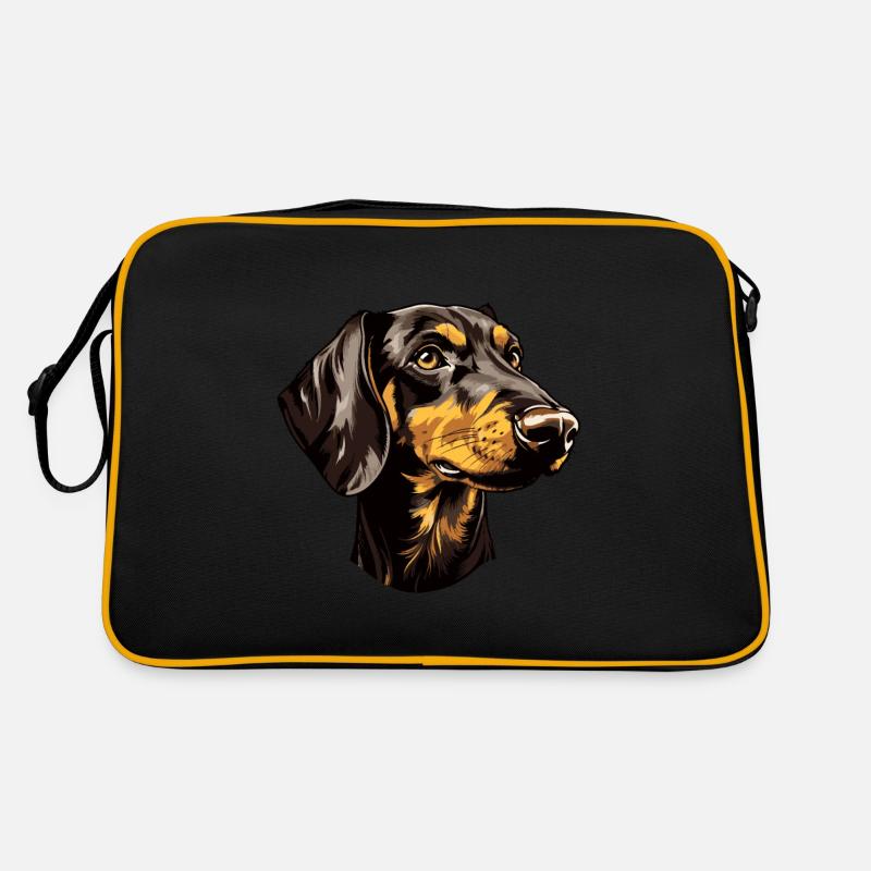 Teckel Tête De Chien Teckel Sac Retro