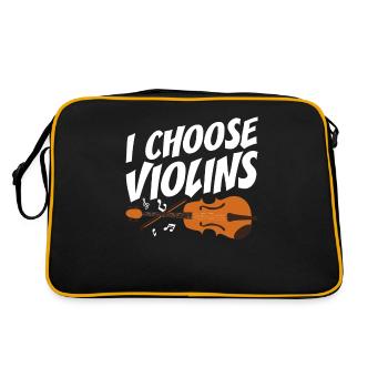 Violinist I Choose Violins Violinist Violinist - Retro Bag - black/gold - Back