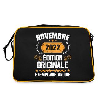 Cadeau D'anniversaire En Novembre 2022 - 2022 - Sac Retro - noir/or - Dos