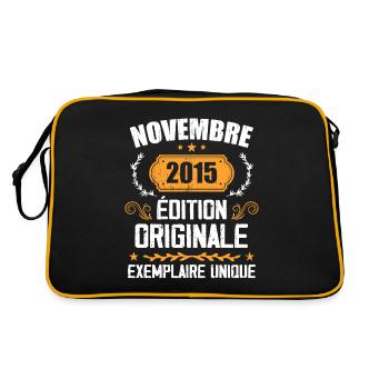 Cadeau D'anniversaire En Novembre 2015 - 2015 - Sac Retro - noir/or - Dos