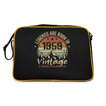 Les Légendes Sont Nées En 1959 - 1959 - Sac Retro - noir/or - Dos