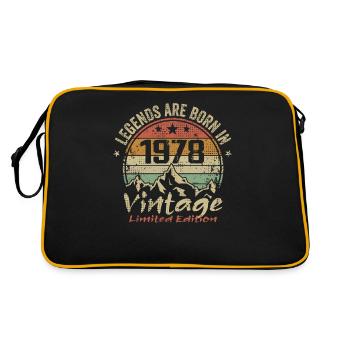 Les Légendes Sont Nées En 1978 - 1978 - Sac Retro - noir/or - Dos