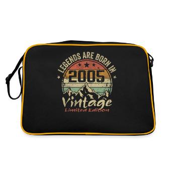 Les Légendes Sont Nées En 2005 - 2005 - Sac Retro - noir/or - Dos