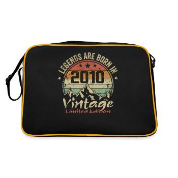 Les Légendes Sont Nées En 2010 - 2010 - Sac Retro - noir/or - Dos