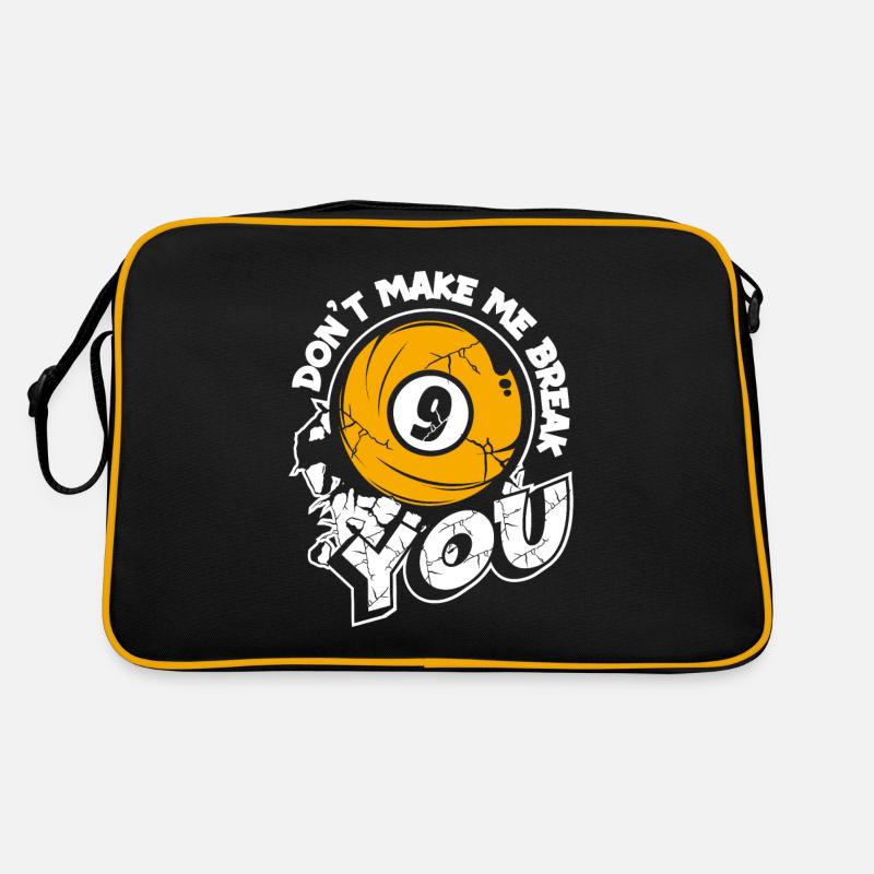 Ne me fais pas casser ta table de billard de billard Sac Retro