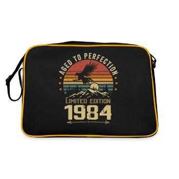 1984 Original Vintage Anniversaire 1984 rétro - Sac Retro - noir/or - Dos