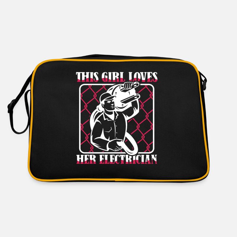 This Girl Loves Her Electrician Electrical Engineer Retro Bag