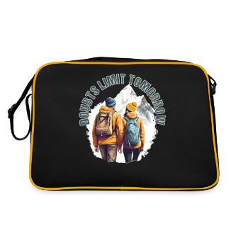 Randonneurs avec Partner Design pour les alpinistes - Sac Retro - noir/or - Dos