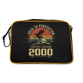 2000 Original Vintage Anniversaire 2000 rétro - Sac Retro - noir/or - Dos