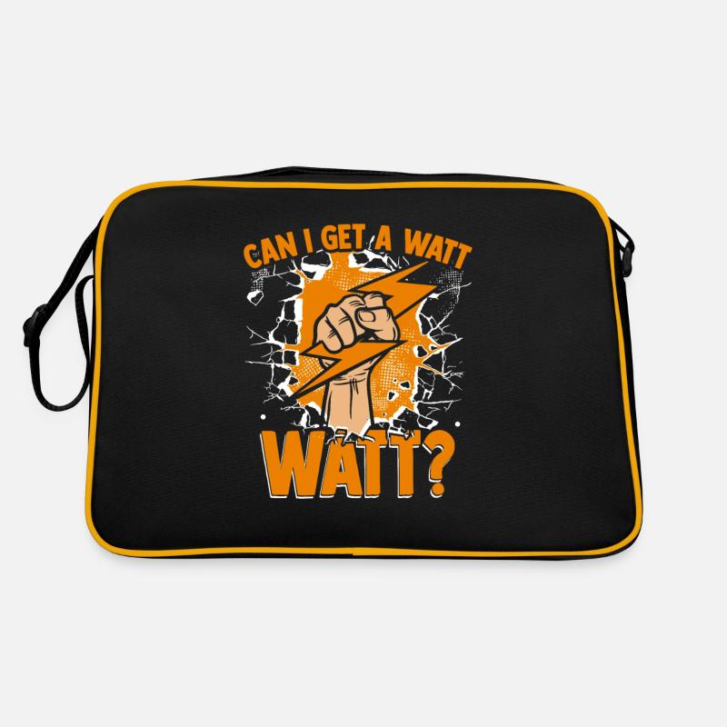Can I Get A Watt Watt Electrical Engineer Electrician Retro Bag