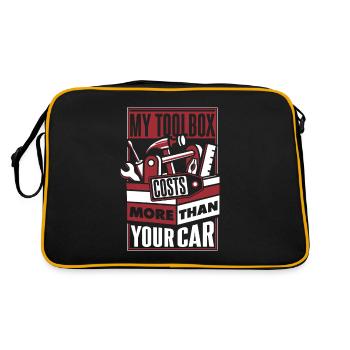 Ma boîte à outils coûte plus cher que votre voiture Master Cars - Sac Retro - noir/or - Dos
