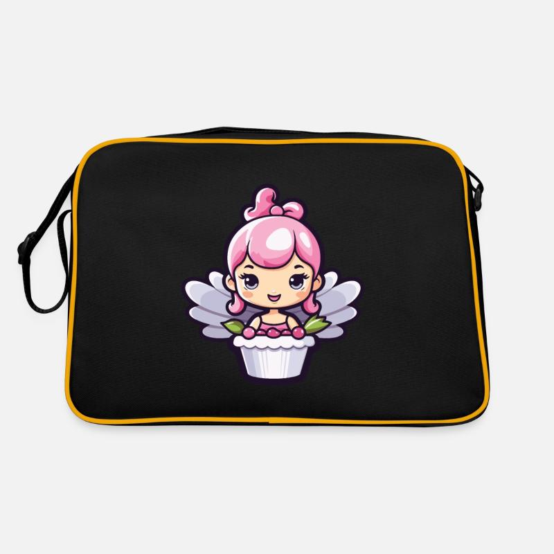 Fairy Baking Cake Comic Retro Bag