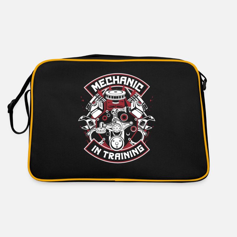 Mécanicien en formation Mécatronicien Master Automobile Sac Retro