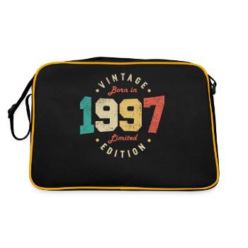 Vintage 1997 Original 1997 Anniversaire Rétro 1997 - Sac Retro - noir/or - Dos