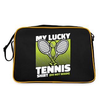 My Lucky Tennis Apparel Tennis Player - Retro Bag - black/gold - Back