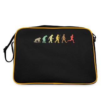 Run Retro Running Evolution Funny Runner Marathon - Sac Retro - noir/or - Dos