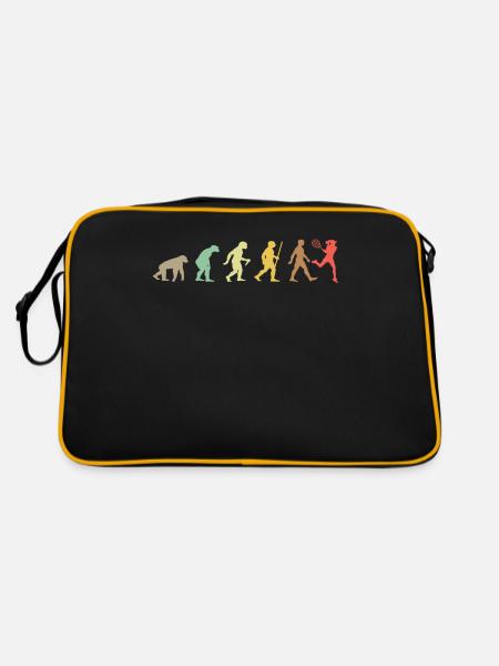Vintage Tennis RetroTennis Player Evolution - Retro Bag - black/gold - Back