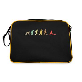 Vintage Squash Retro Squash Racket Evolution - Retro Bag - black/gold - Back