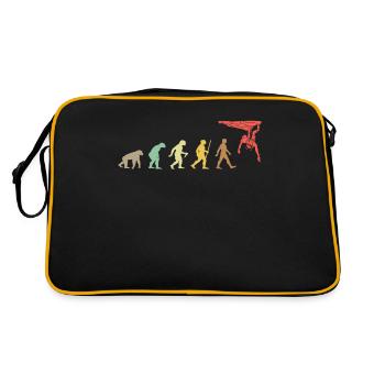 Klettern Retro Klettern Evolution Climber - Retro Tasche - Schwarz/Gold - Hinten