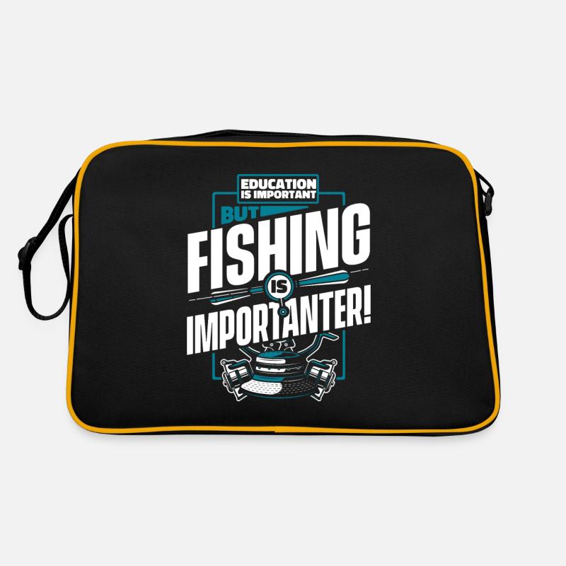 L’éducation est importante, mais la pêche l’est encore plus Sac Retro
