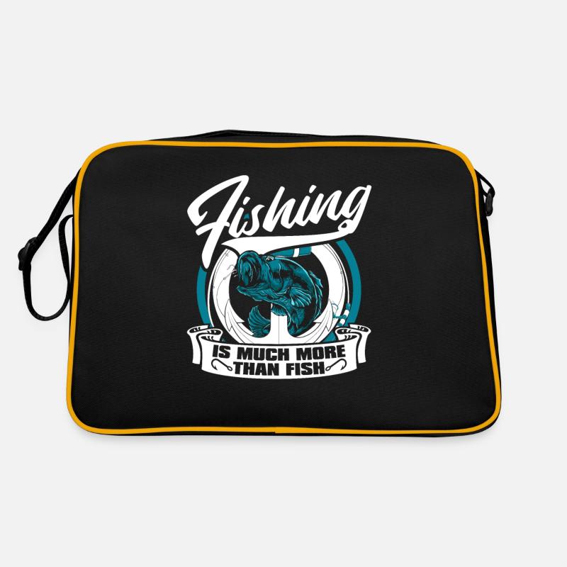 Fishing Is Much More Than Fish Fliegenfischer Retro Tasche