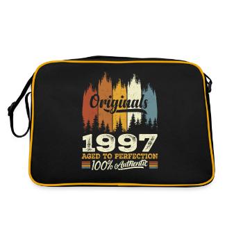 1997 Vintage Original 1997 Birthday Gift - Retro Bag - black/gold - Back