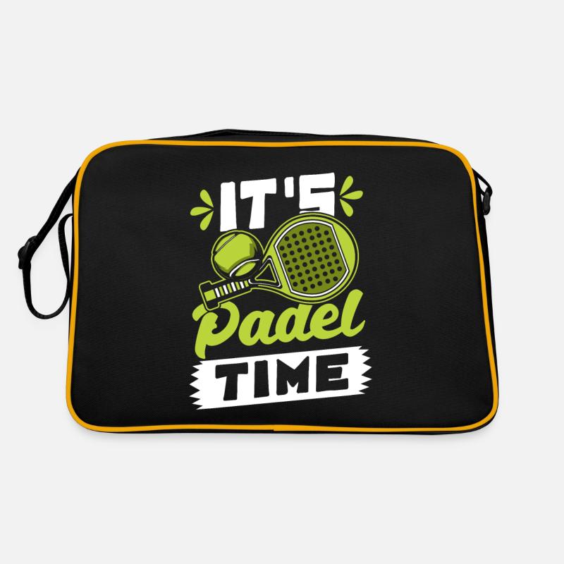 It's Padel Time Paddle Tennis Paddleball Retro Tasche