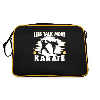 Karate Martial Arts Karate Trainer Karate Fighter - Retro Bag - black/gold - Back
