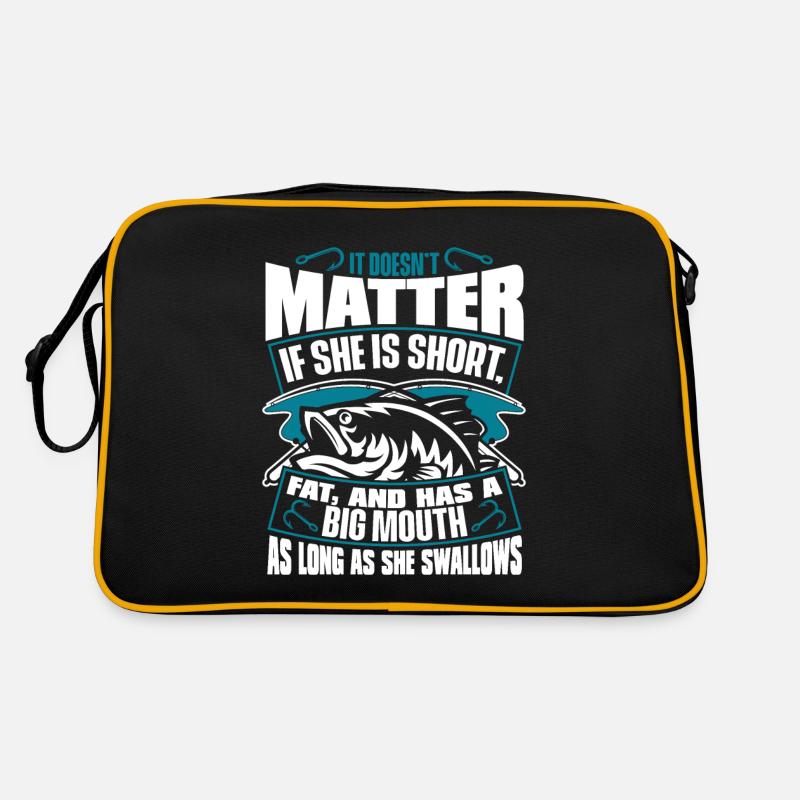 As Long As She Swallows Spinnfischer Retro Tasche