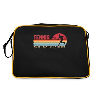 Tennis more than a Hobby Tennis Racket - Retro Bag - black/gold - Back