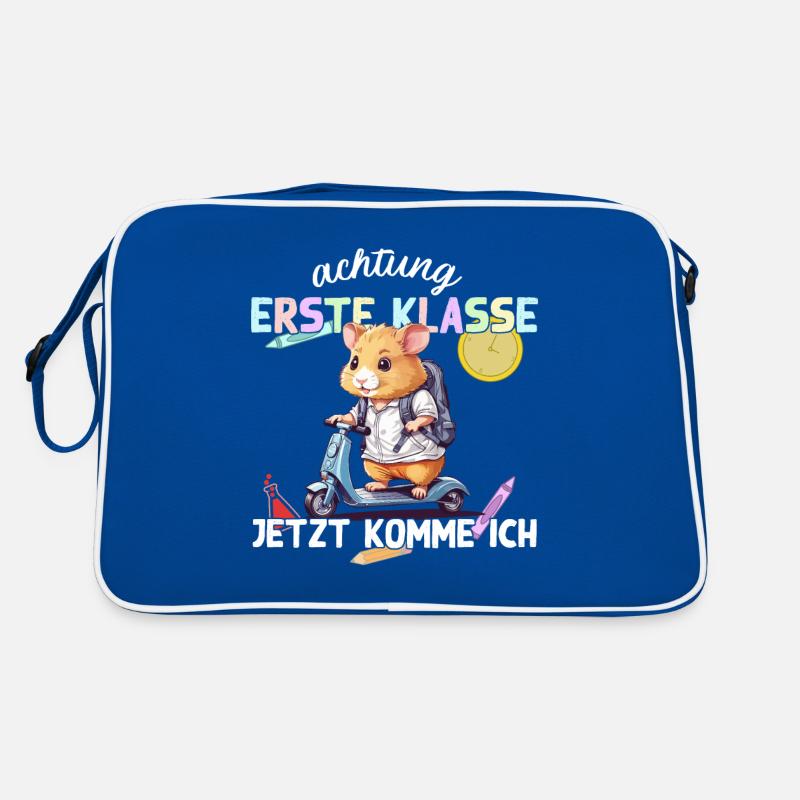 Hamster Erste Klasse Einschulung Schulstart Retro Tasche
