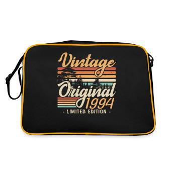 Anniversaire Millésime Fabriqué en 1994 Retro 1994 - Sac Retro - noir/or - Dos