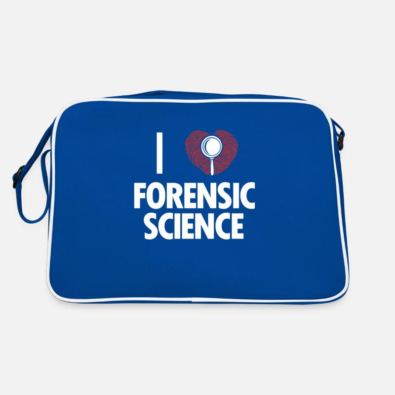 I Love Forensic Science IT Forensics Dactyloscopy Retro Bag
