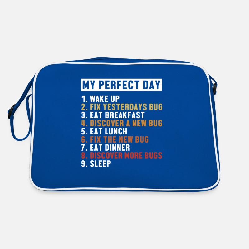 Correction de bugs Perfect Day Développeur Codeur Programmeur Sac Retro