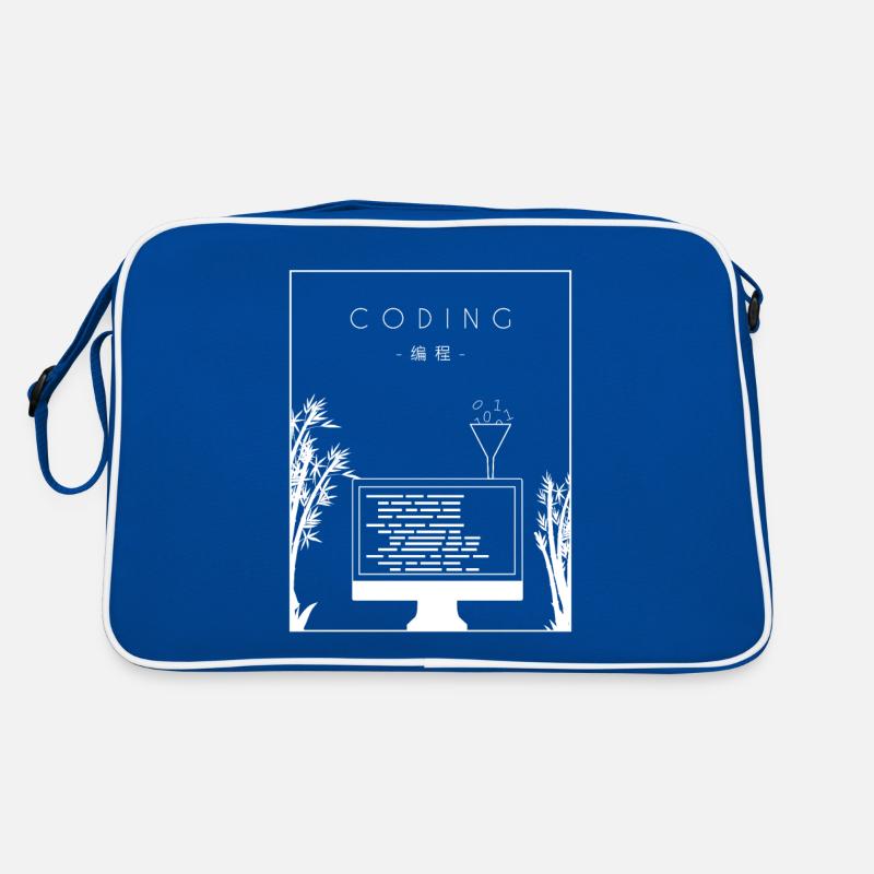 Codage Chinois Hanzi Développeur Codeur Programmeur Sac Retro