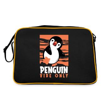 Penguin Vibe Seulement Oiseau de mer Pingouin royal Pingouin - Sac Retro - noir/or - Dos