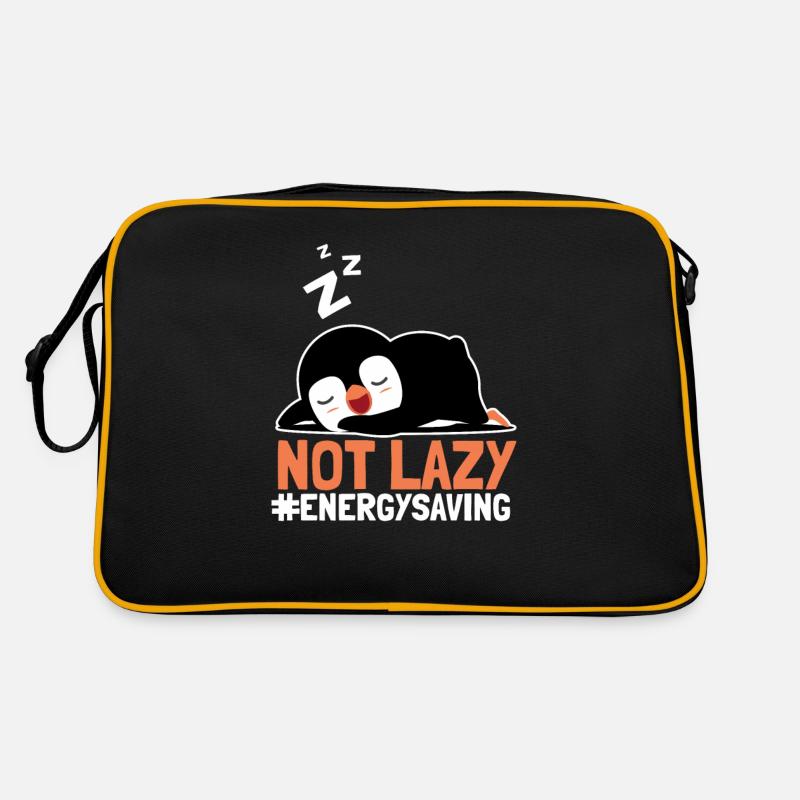 Not Lazy Energysaving Seevogel Königspinguin Retro Tasche