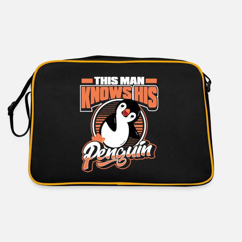This Man Knows His Penguin King Penguin Seabird Retro Bag