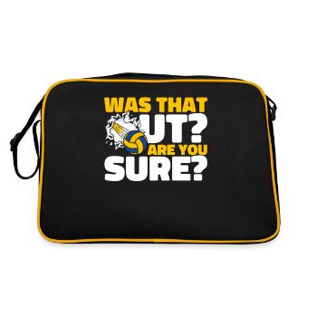 Est-ce que c’était un joueur de volley-ball un monstre de volley-ball - Sac Retro - noir/or - Dos