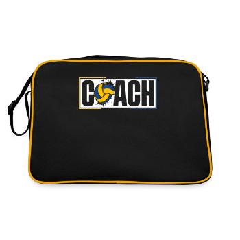 Entraîneur Volley-ball Freak Volley-ball Joueur Volley-ball - Sac Retro - noir/or - Dos
