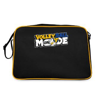 Mode De Volley-ball Sur Volley-ball Freak Joueur De Volley-ball - Sac Retro - noir/or - Dos
