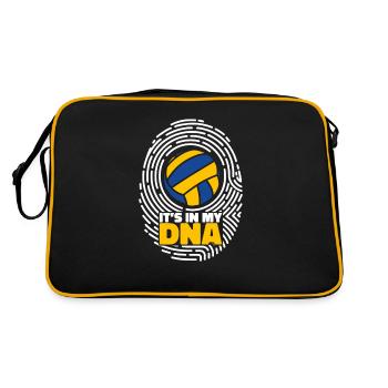 C’est dans mon ADN Joueur de volley-ball Freak Volley-ball - Sac Retro - noir/or - Dos