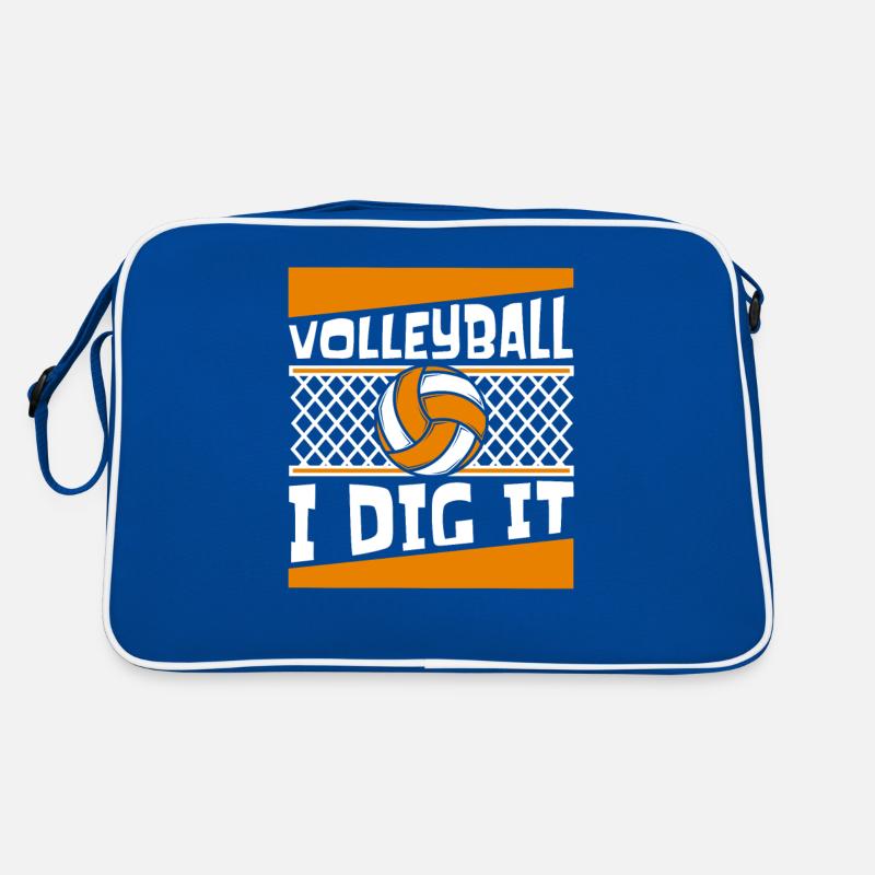 Volleyball I Dig It Volleyball Player Volleyball Retro Bag