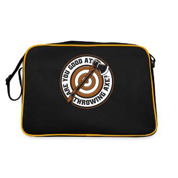 Êtes-vous doué pour lancer la hache Jeu de lancer de hache - Sac Retro - noir/or - Dos