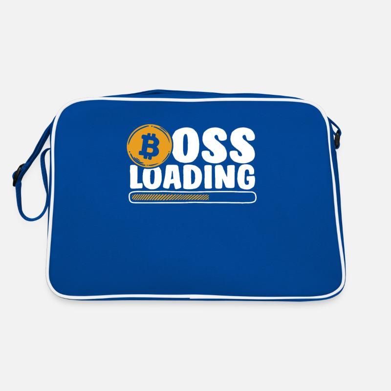 Loading Crypto Cryptocurrency Blockchain Retro Bag